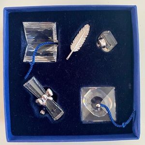 🎓 Swarovski crystal memories graduation set
